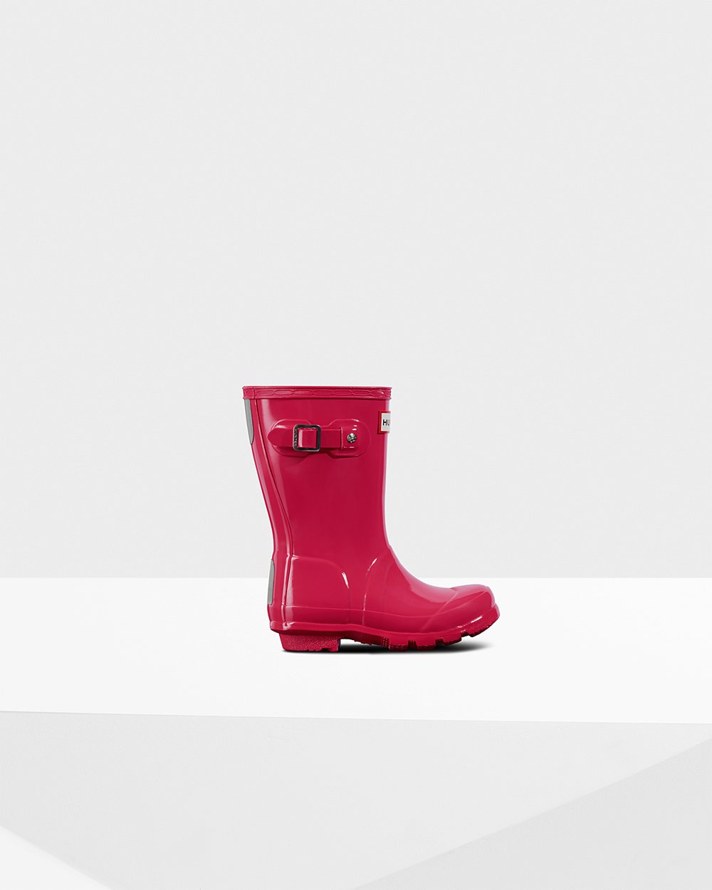 Hunter Original Little Gloss Rain Boots - Shop Online Kids Pink - PFCZLM596